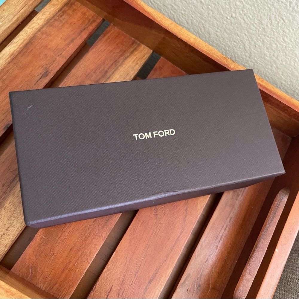 Tom Ford Gift Box Empty Sunglasses Watch Decor Storage Container Dark Brown